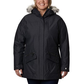 Columbia Ženske Jakne - Carson Pass Interchange Plus Size Crne | QXJU-20413